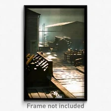 Pixel Art Poster - Made Up Mill (8 Bit Psychedelic Trippy Video Game Print)