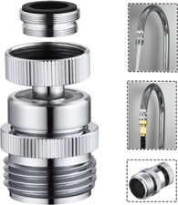 Kit adaptador de grifo giratorio a manguera de jard n para cocina y ba o