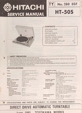Hitachi - Model HT-50S Service Manual - Original