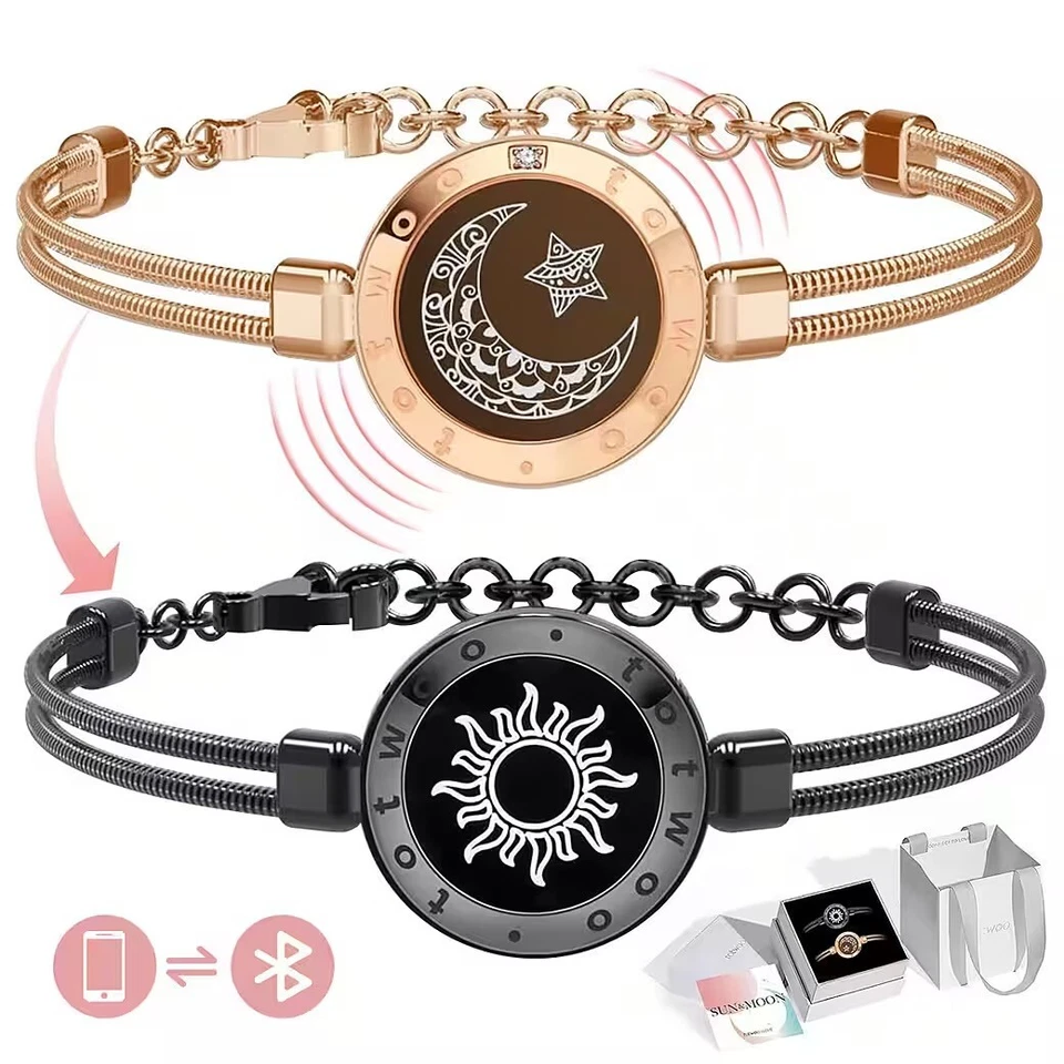 TOTWOO Pärchen Armband/Fern-Touch-Armbänder/Partnerarmband Langstreckenberührung - Bild 2 von 4