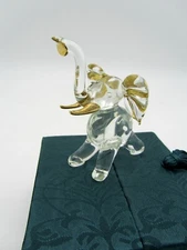 Lucky Elephant by Messengers Handcrafted Glass Gift Keepsake - Gift of Luck Hope