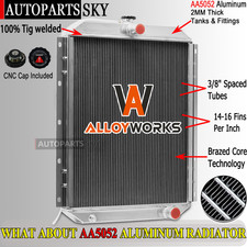 4-Row Aluminum Radiator For GMC Detroit Diesel 471 & 671 CTE81625