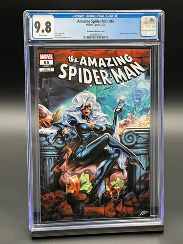 Amazing Spider-Man #65 CGC 9.8 (2025) - Black Cat - Manhanini Variant Cover