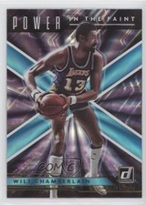 2021 Panini Donruss Power in the Paint Holo Teal Laser Wilt Chamberlain HOF 02v3