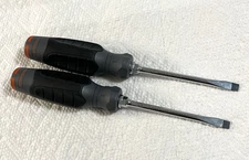 (2) New Proto Flat Head Slotted 1/4” X 4” Screwdrivers JKB1404RP Tools Lot