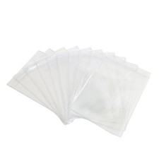10PK 8.2"X5.6" Clear PVC Transparent Zip Lock Resealable Zip Bag for Art Prints