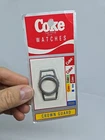 Vintage NIP 1988 Swatch Coca Cola Watch Replacement Crown Gaurd Silver Access.