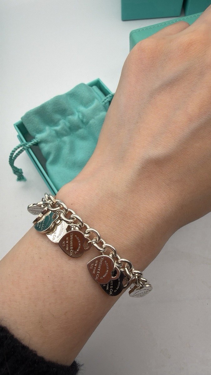 Tiffany & Co. Return To Tiffany Multi Mini Heart Tag Charm