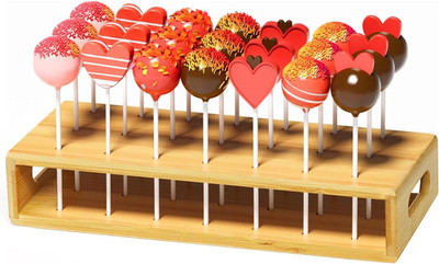 Cake Pop Halter Ständer 21 Löcher Lollipop Halter Ständer mit 100 Stück Papierst