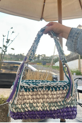 crochet handbag