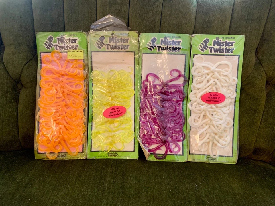 De colección Mister Twister The Original Curly Tails Nuevo atrevido LOTE DE 4-10pk Foto 2 de 4