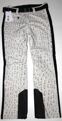 Bogner Women's Madei Stretch Ski Pant - 38 Medium US 8 - Light Grey Leopard NEW