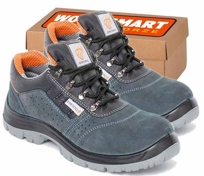 Sicherheitsschuhe Arbeitsschuhe aus Leder-Wildleder GRAF S1 SRC 42 mit...