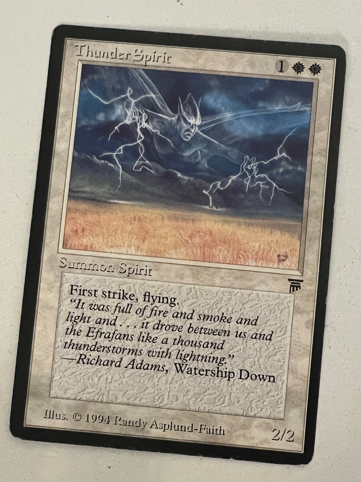 Magic the Gathering MTG Legends Thunder Spirit MP  (Beta Bob)