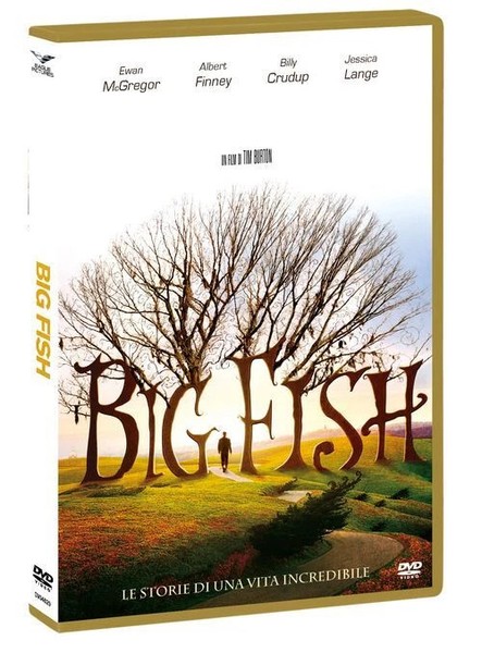 Dvd Big Fish Tim Burton Ewan Mcgregor Jessica Lange Neu Sealed 2004-image