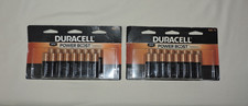 Lot of 2 Duracell AA Alkaline Batteries Power Boost Dated 16 Each Pack 03/2034