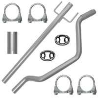 Rohr Auspuff Hosenrohr Rohrvorne Montagesatz FüR Opel Combo Corsa C 1.3 Cdti