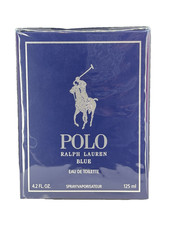 Polo Ralph Lauren Azul EDT 4,2 oz 125 ml -NUEVO EN CAJA- (Embalaje antiguo)
