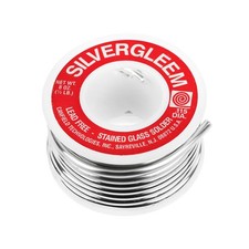 Canfield Silvergleem Lead-Free Silver Solder Wire Stained Glass 1/2lb