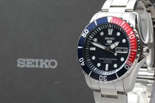 [Quasi come nuovo con scatola] SEIKO 5 Sports 7S36-03C0 SNZF15 Pepsi AT Uomo Giappone #3413