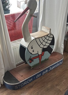 Schaukelstorch 50er Jahre Storch Schuhe