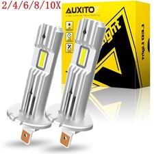 H1 LED Headlight High Beam or Low Beam Bulbs Conversion Super Bright 6500K 2/4x