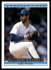 1992 Donruss Paul Assenmacher Chicago Cubs #159