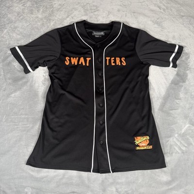 Bethesda Swatters Baseball Jersey Shirt Mens L Fallout Video Game Black 