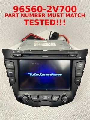 Hyundai Veloster Radio Display Screen Receiver XM 2014-2017 OEM 96560-2V700