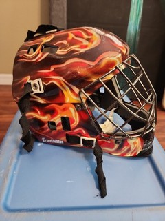 Franklin NHL SX Street Extreme Comp Hockey Helmet Goalie Mask GFM100 Inferno
