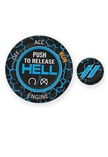 Push Start Button Cover for Dodge Challenger Charger Durango Baby Blue