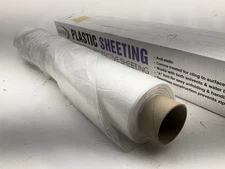 High Teck 16ft X 350ft Clear Overspray Plastic Masking Sheeting Auto Body Paint