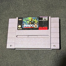 KOEI Inindo: Way of the Ninja SNES Game Cartridge NTSC-U/C (US/Canada)