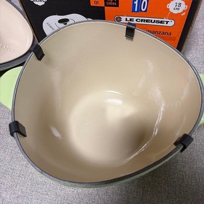 LE CREUSET Apple Cocotte 18cm Fruit Green Cast Iron Enamel Pot