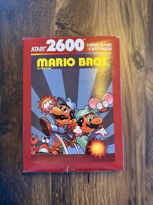 Mario Bros - Atari 2600 Game Cartridge Original OVP Sammlerstück Red Label OVP