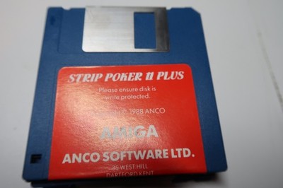 Strip Poker II Plus Anco Software ~ Amiga Spiel getestet & funktionsfähig nur Diskette