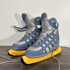 Jackson Softec Recreational Ice Skates Size 7 Blue Gray Adult Lace Up Fit