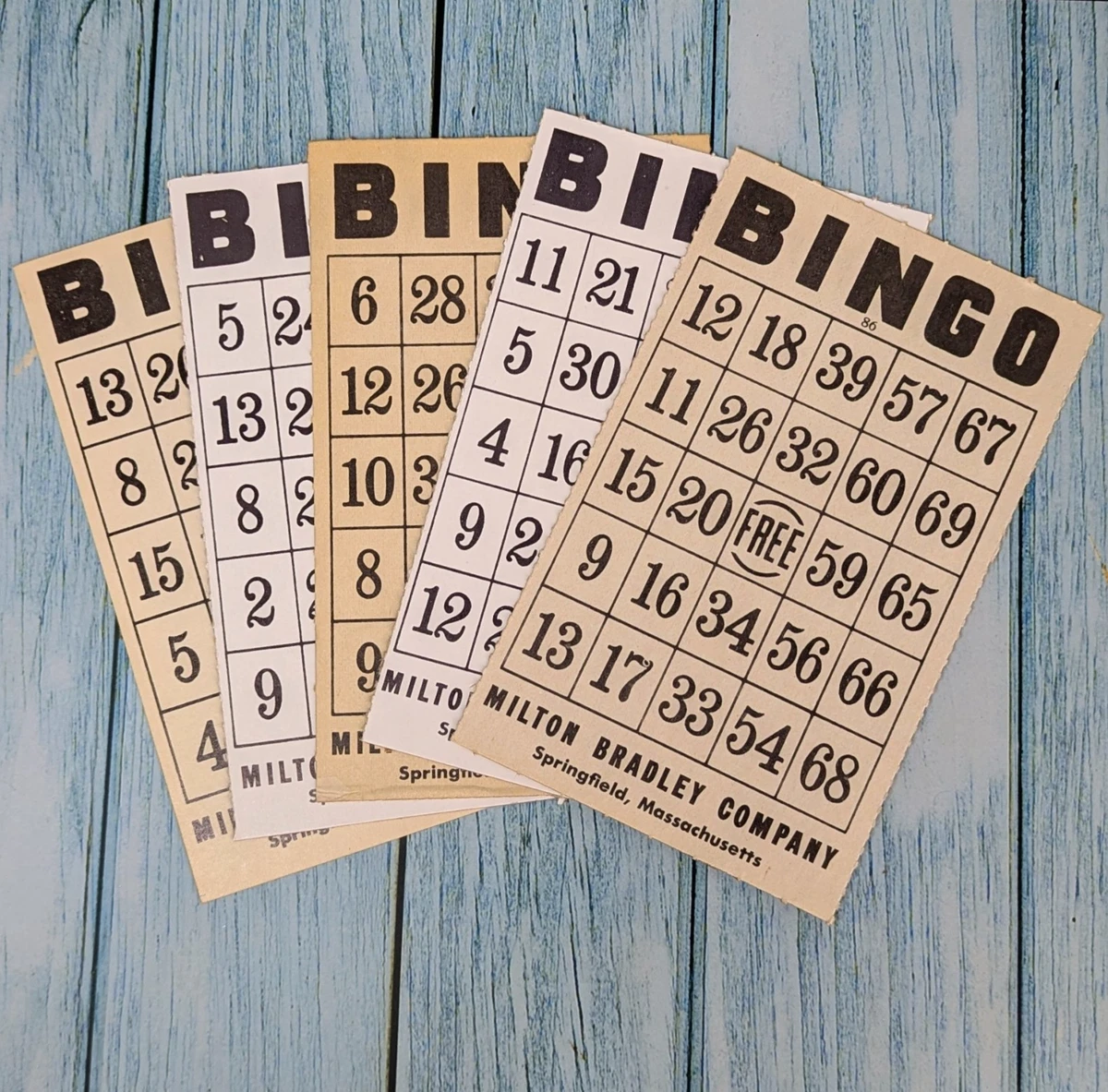 Bingo Cardboard Game Cards for sale | eBay