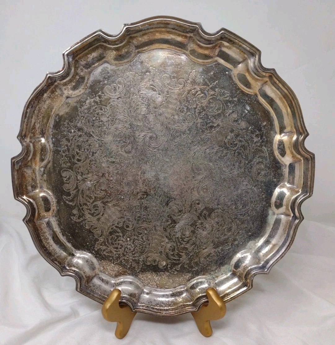 Towle 1900-1940 Antique US Silver-Plated Platters & Trays for sale