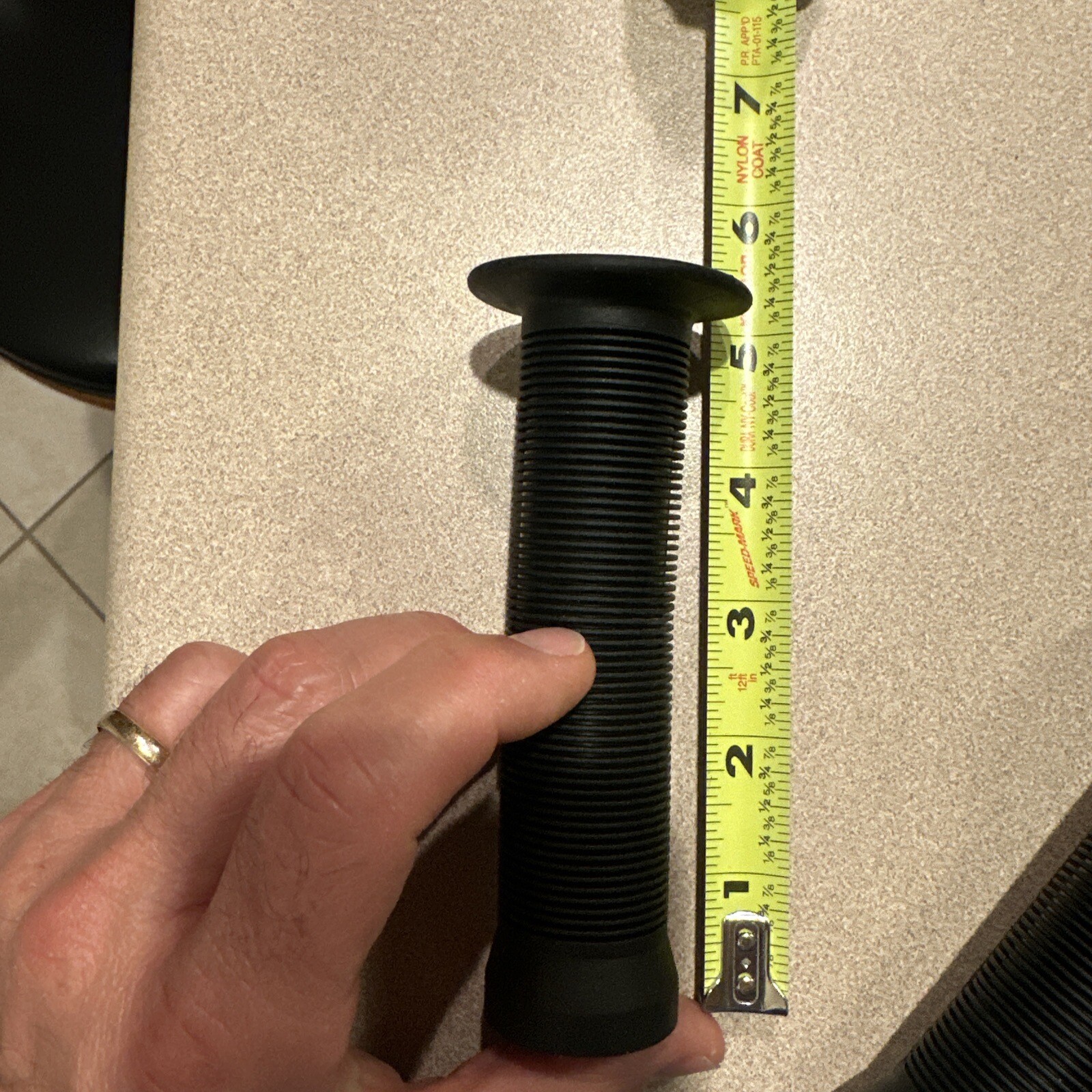 Bike Bicycle Handle Bar Grips, Rubber, Black