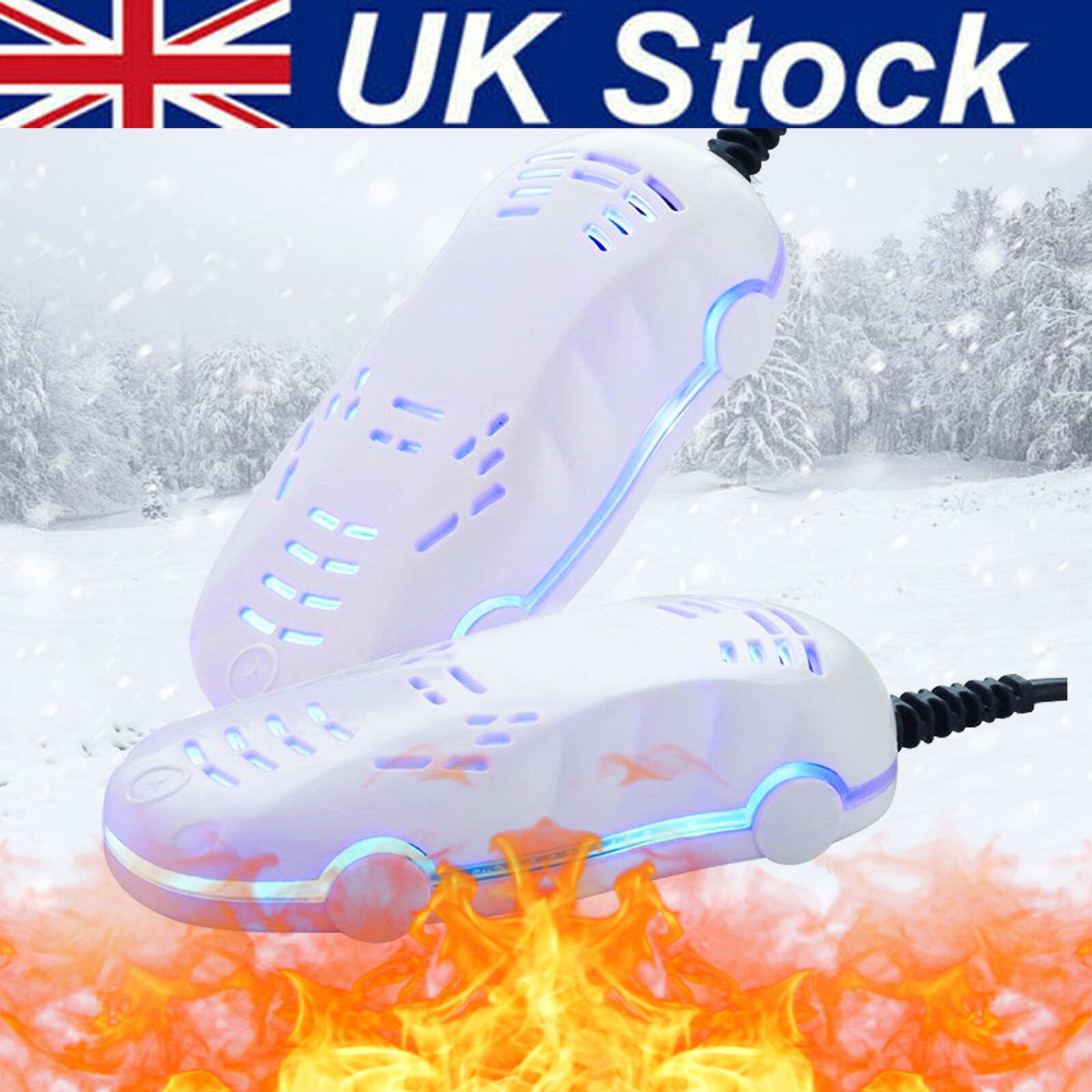 Shoe Boot Dryer Heater Odor Deodorant Dehumidify Device Drying For Wet