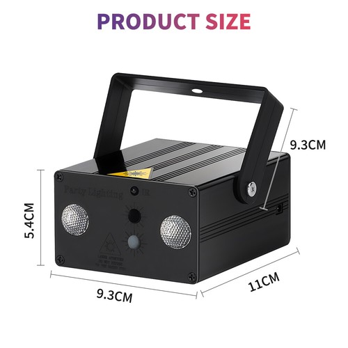 1560 Pattern RGB+UV LED RG Laser Light Projector Stage DJ Disco Party Show Light - Picture 18 of 19