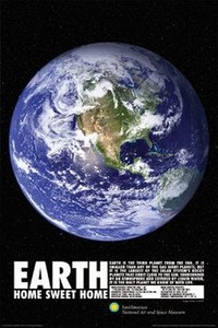 HOME SWEET HOME SMITHSONIAN POSTER 24x36 MUSEUM SCHOOL PLANET 241285 EARTH