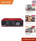 Usb Audio Interface 2 Channel Compact Low-Noise Pro Recording for Musicians