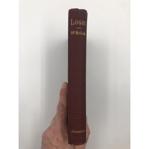 Logic The Laws of Discursive Thought James McCosh 1899 Hardcover Revised Edition - Picture 2 of 12