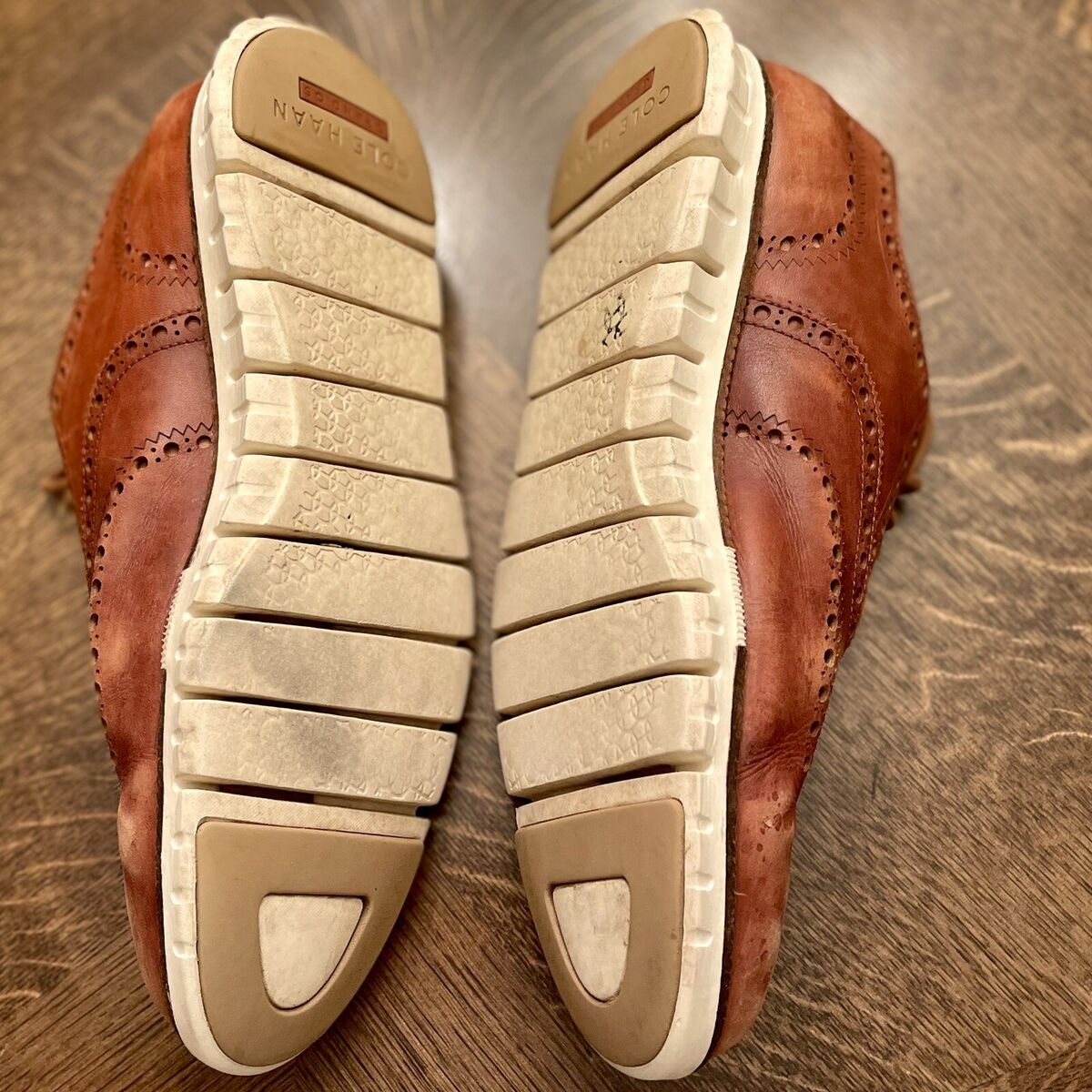 Cole Haan ZeroGrand Wingtip Oxford Dress Shoes British Tan Cole Haan ZeroGrand Wingtip Oxford Dress Shoes British Tan