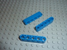 3 x LEGO Technic Bleu Beam 5 ref 32316 Set 3800/8052/8063/8284/8238/8081/8182...