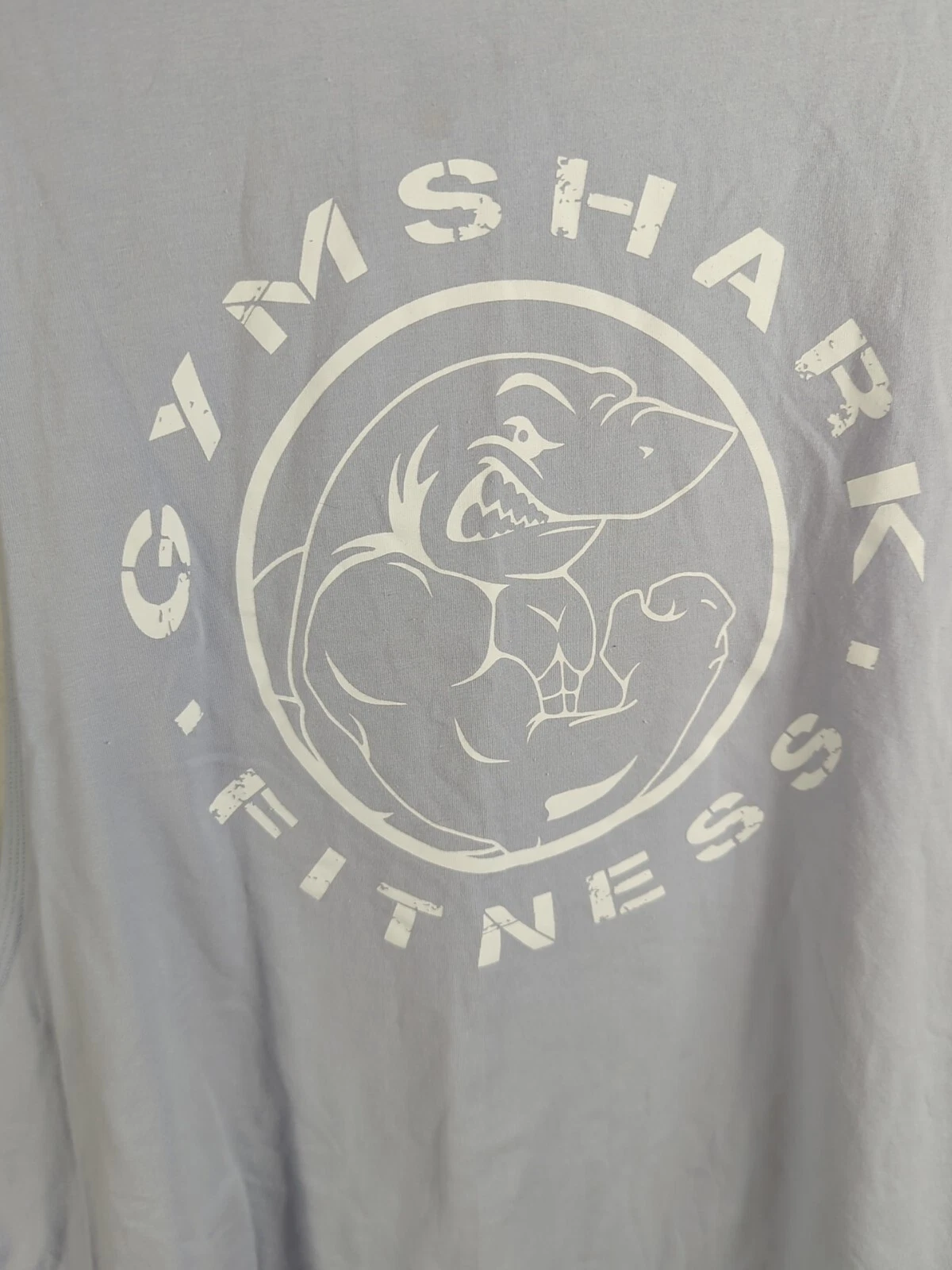 gymshark legacy drop arm silver lilac euc tank-top