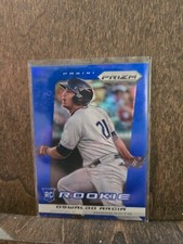 2013 Panini Prizm Wal-Mart Blue Prizm Oswaldo Arcia #291 Rookie RC