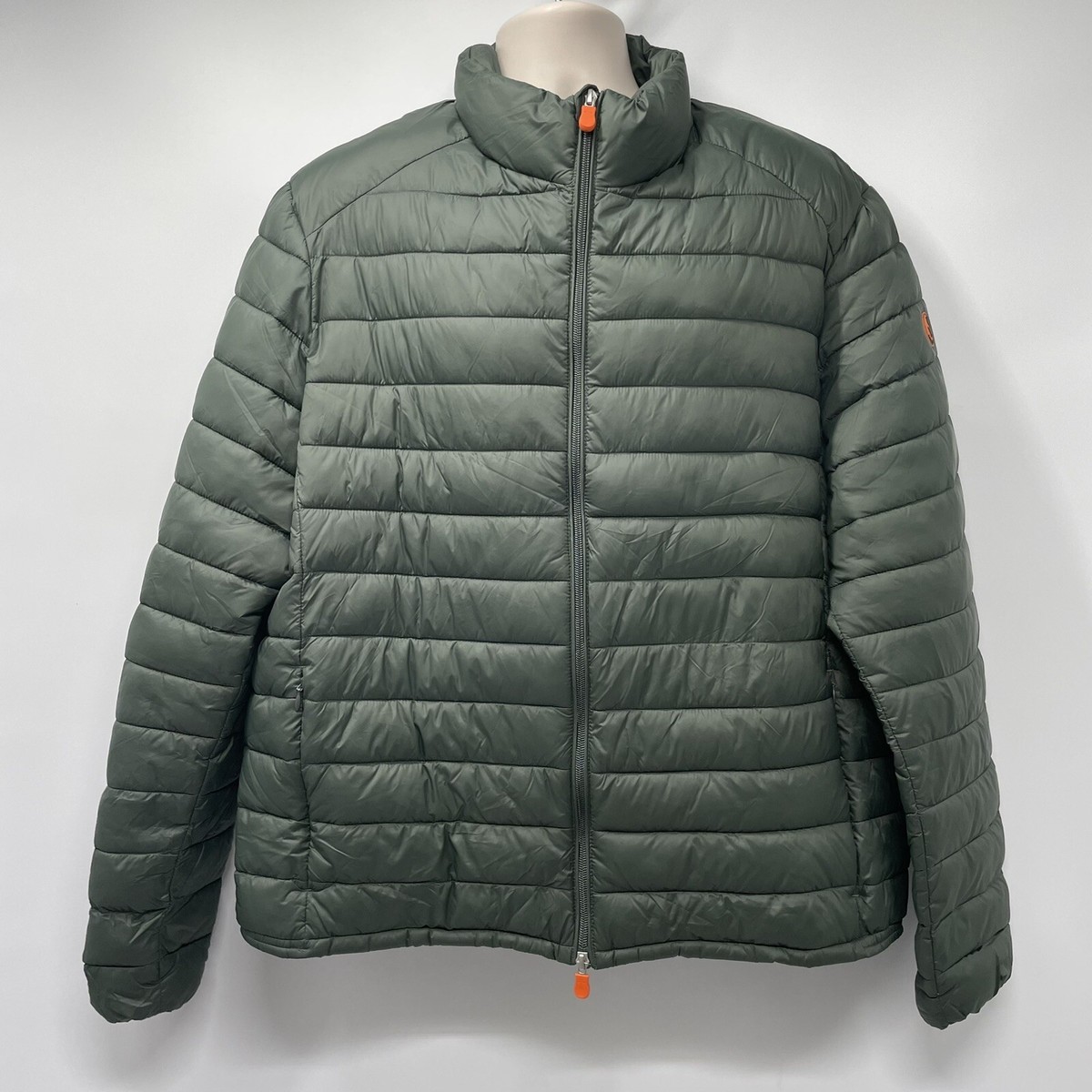 Save The Duck Mens Quilted Stretch Plumtech Ultralight Puffer 